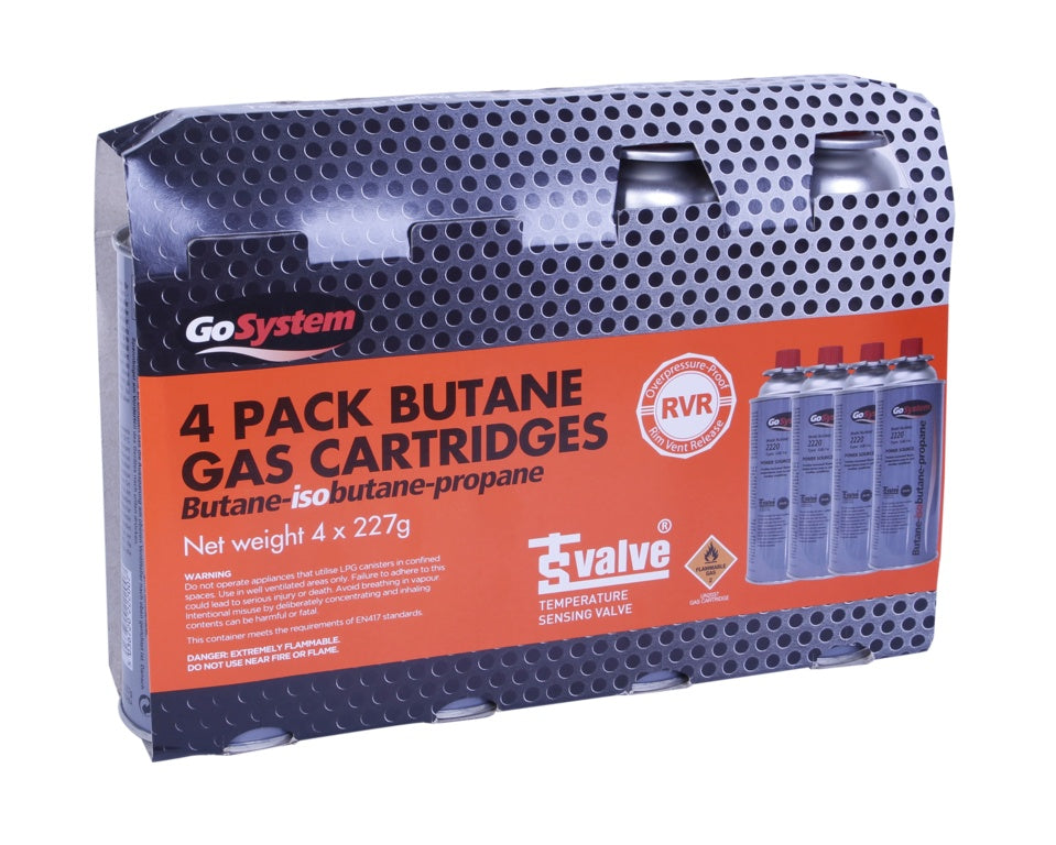 GoSystem 4 Pack Gas Cartridges