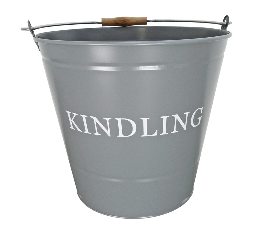 Manor Kindling Bucket Grey
