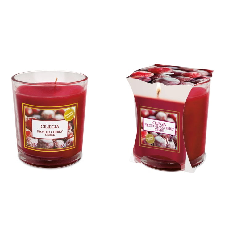 Aladino Medium Candle Jar Frosted Cherries