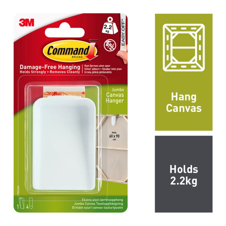 Commandâ„¢ Jumbo Canvas Hanger