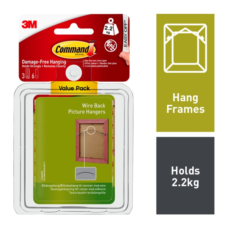 Commandâ„¢ Wire-Backed Picture Hanger Value Pack