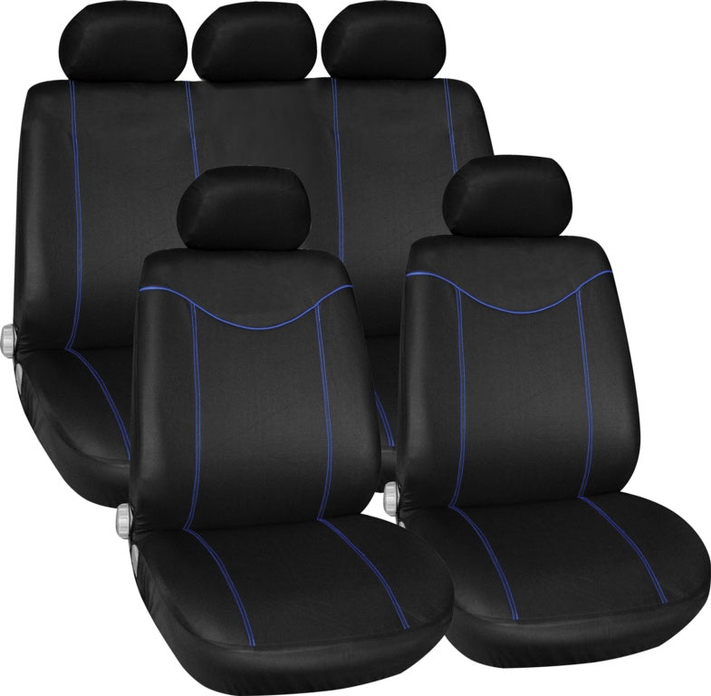 Streetwize Alabama Seat Cover Set Blue 11 Piece