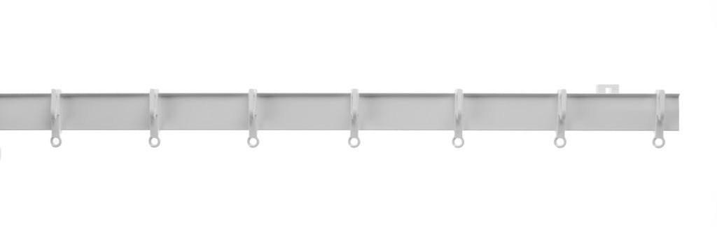 Swish Aluglyde White Track Complete With Fittings 150cm