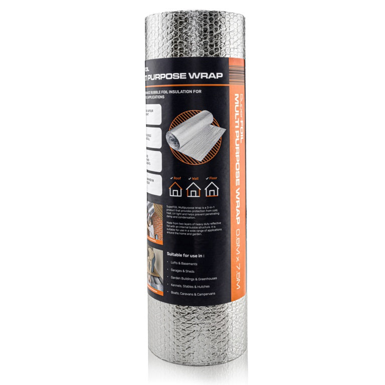 Superfoil Reflective Bubble Insulation 7.5m x 0.6m