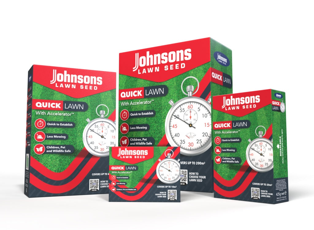 Johnsons Lawn Seed Quick Lawn with Accelerator 20sqm/425g