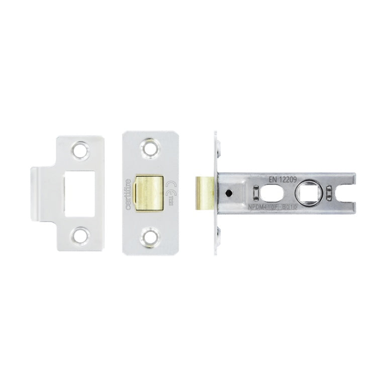 Smiths Architectural Tubular Bolt Thru Latch FD CP 64mm