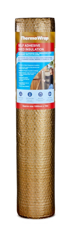 Thermawrap Self Adhesive Shed Insulation 1000mm x 10m