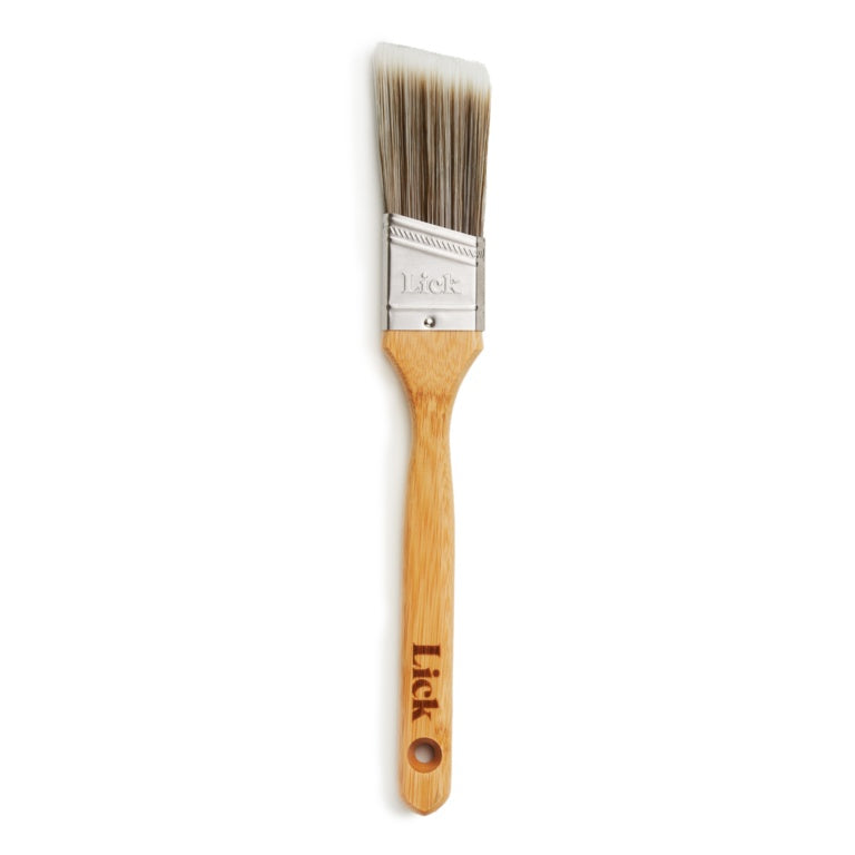 LickTools Eco Bamboo Handle Angle Sash Brush 1.5"