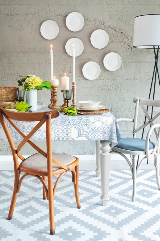 d-c-fix® Manhattan Tablecloth - Visbi Blue