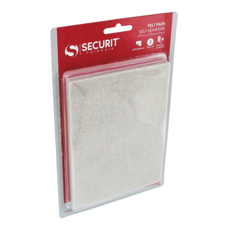 Securit Rectangular Felt Pads