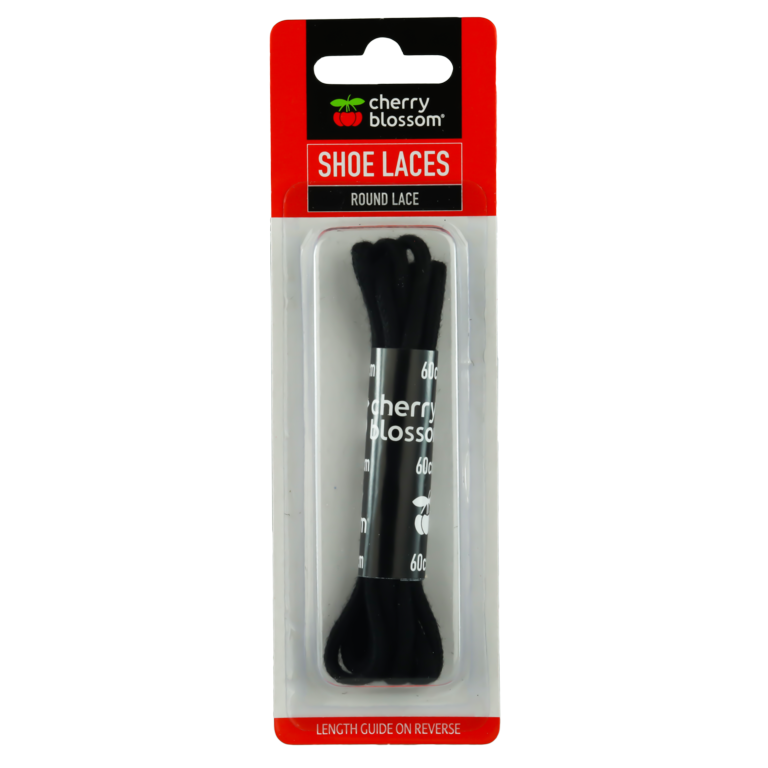 Cherry Blossom Round Laces Black