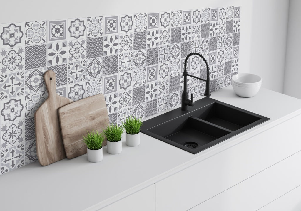 d-c-fix® Self Adhesive Wall Tiles 6 Piece 0.53sq Oriental