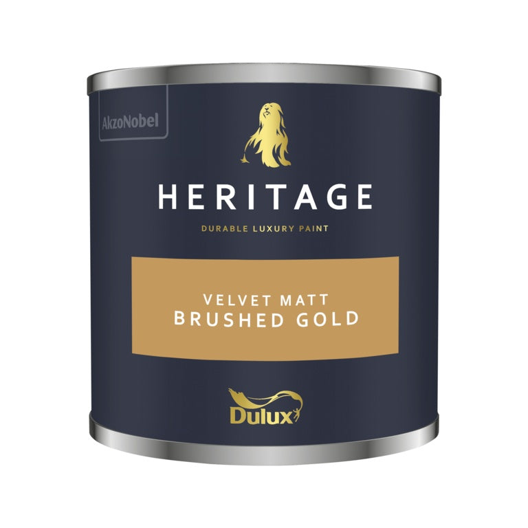 Dulux Heritage Tester 125ml Brushed Gold