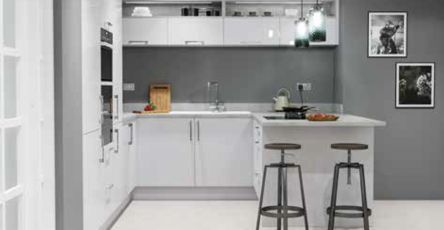 Evo Kitchen Greco Kitchen L-Shaped Option