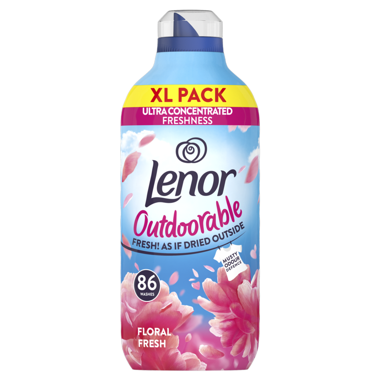 Lenor Outdoor Fabric Conditioner 86 Wash Pink Blossom