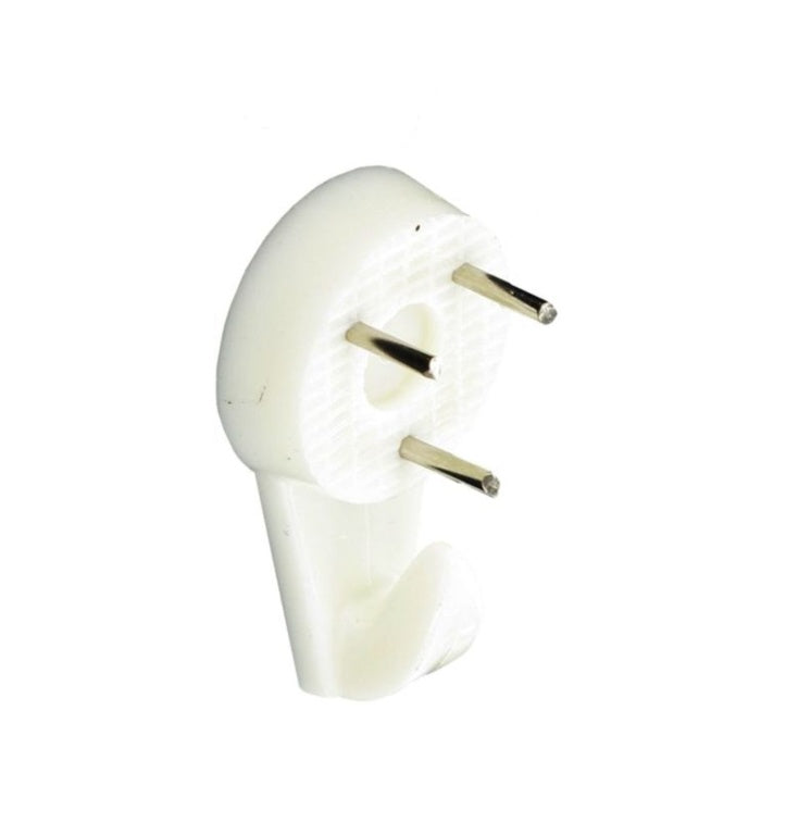Securit Hard Wall Picture Hooks White (3)