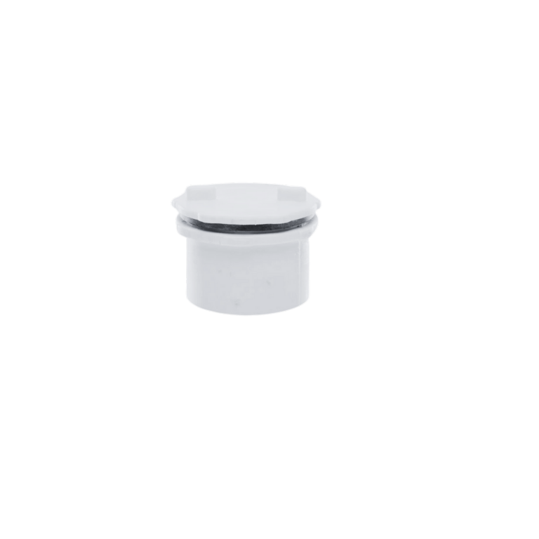 Davant Solvent Weld Screwed Access Plug White