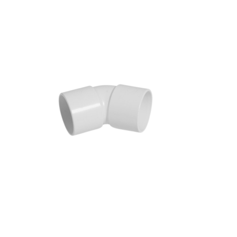 Davant Solvent Weld Obtuse 45° Bend White
