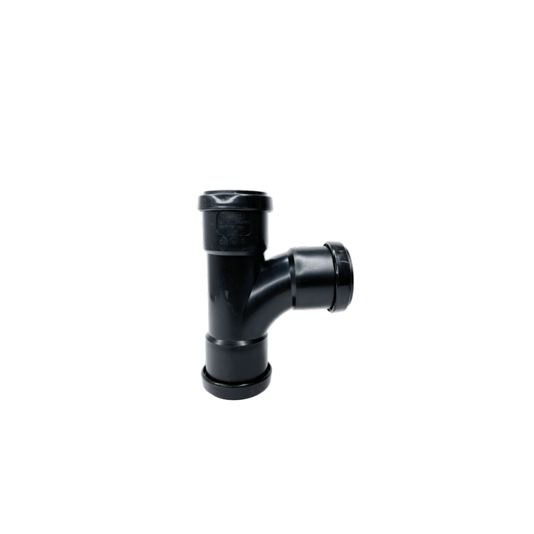 Davant Push Fit Swept Tee 91.25° Black 40mm