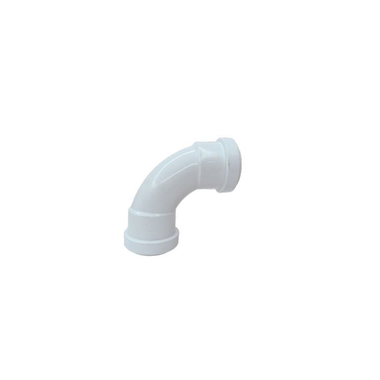 Davant Push Fit Swept Bend 91.25° White