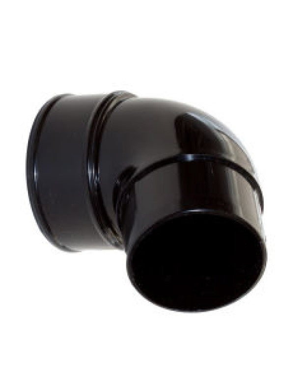 Pipelife Mini Flow Downpipe Offset Bend Black
