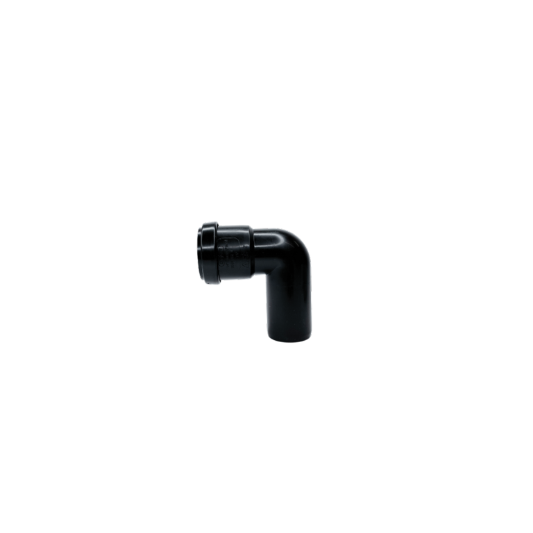 Davant Push Fit Swivel Bend 91.25° Black