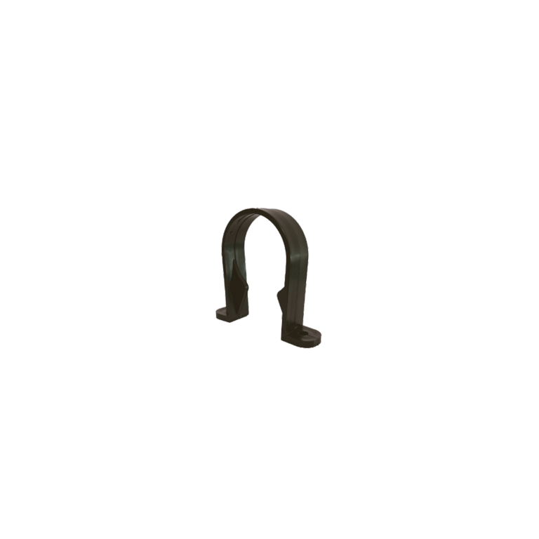 Davant Pipe Clip Black Pack 10 32mm