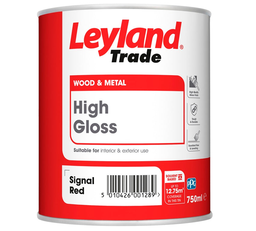 Leyland Trade High Gloss Signal Red
