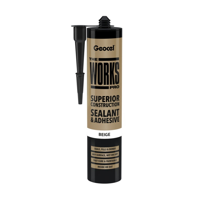 THE WORKS Sealant & Adhesive Pro 290ml Beige