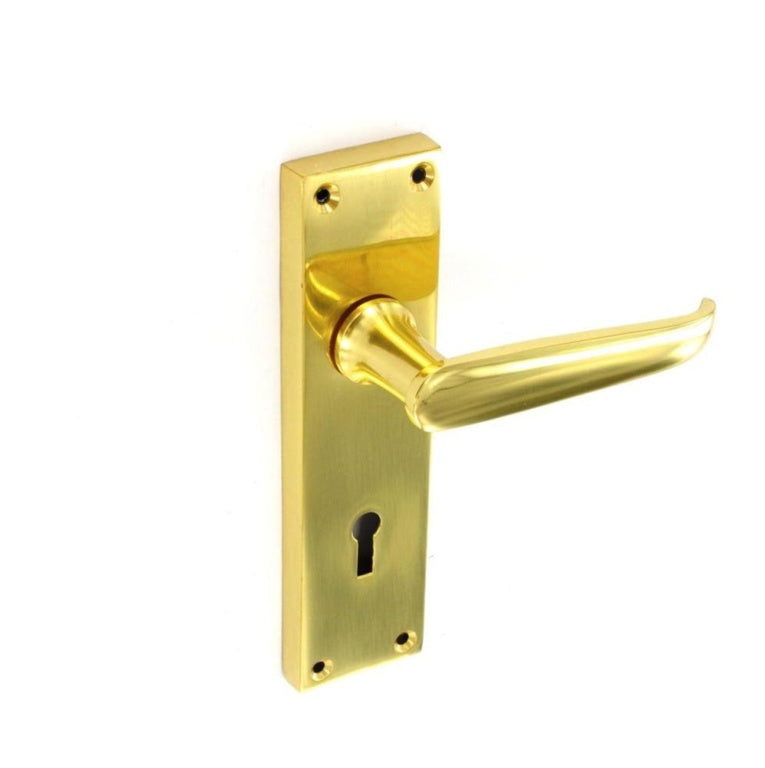 Securit Victorian lock handles (Pair)
