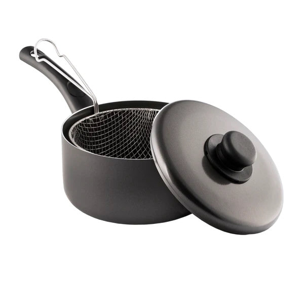 CookClassic Chip Pan With Basket Non Stick 20cm