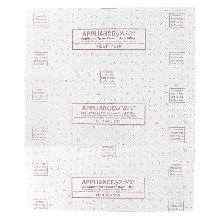 Qualtex Cooker Hood Grease Filters Red Line