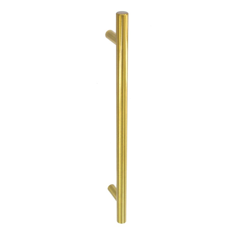 Securit Plain Bar Handle Satin Brass 96mm