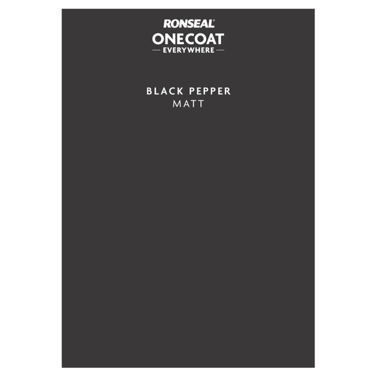 Ronseal Peel & Stick One Coat Everywhere Black Pepper Matt