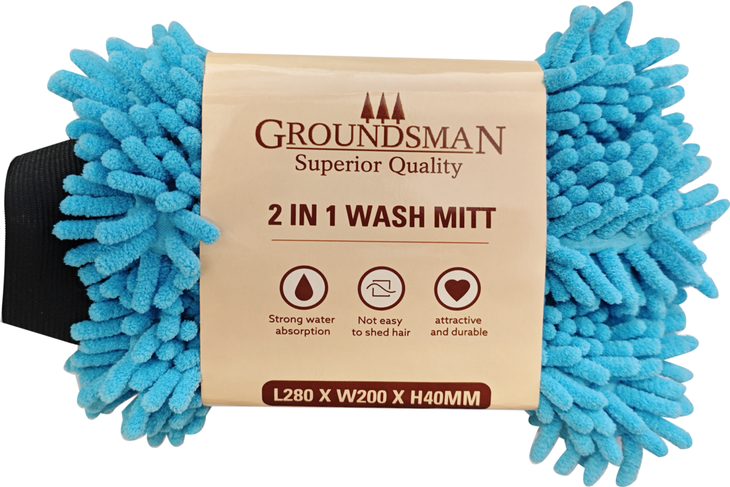 Groundsman 2 In 1 Microfibre Wash Mitt