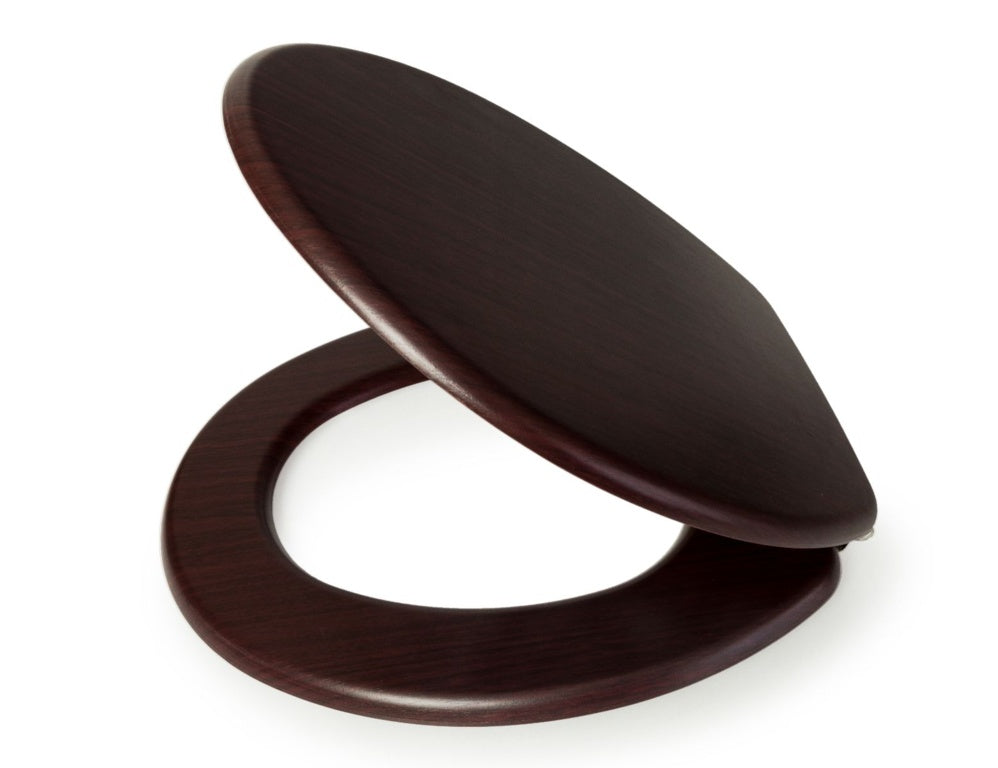 Blue Canyon Hampton MDF Toilet Seat Mahogany