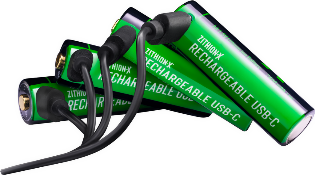 ZX Direct USB-C Rechargeable Batteries