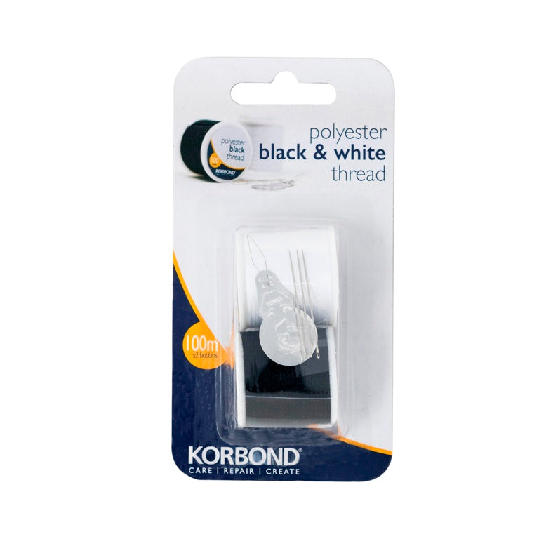 Polyester Thread Black & White