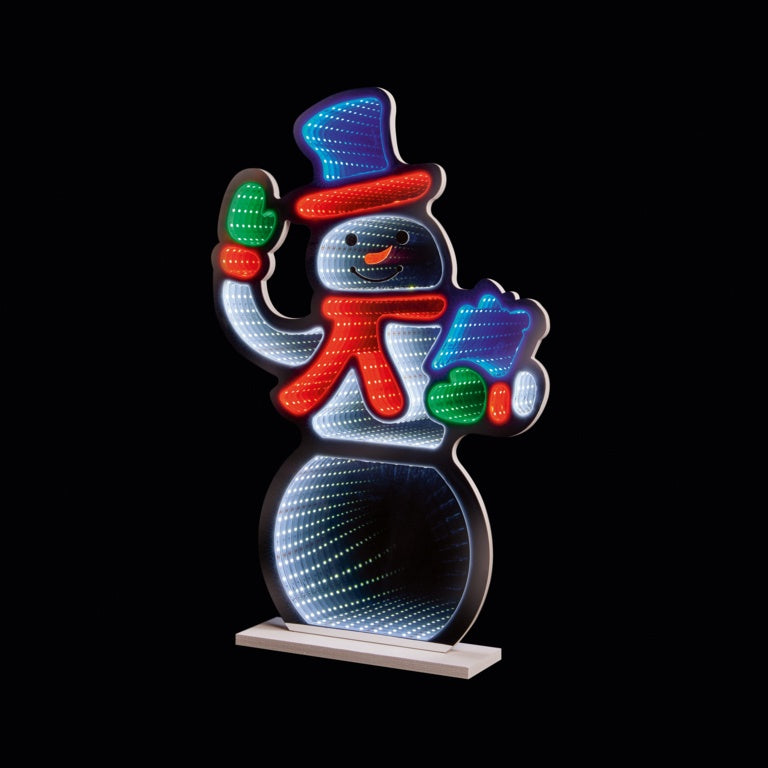 Premier Standing Snowman I/Mirror 60cm