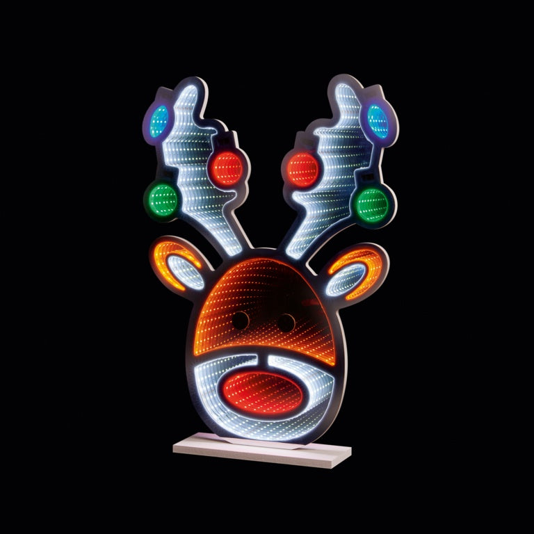 Premier Stag Head Infinity Mirror 60cm