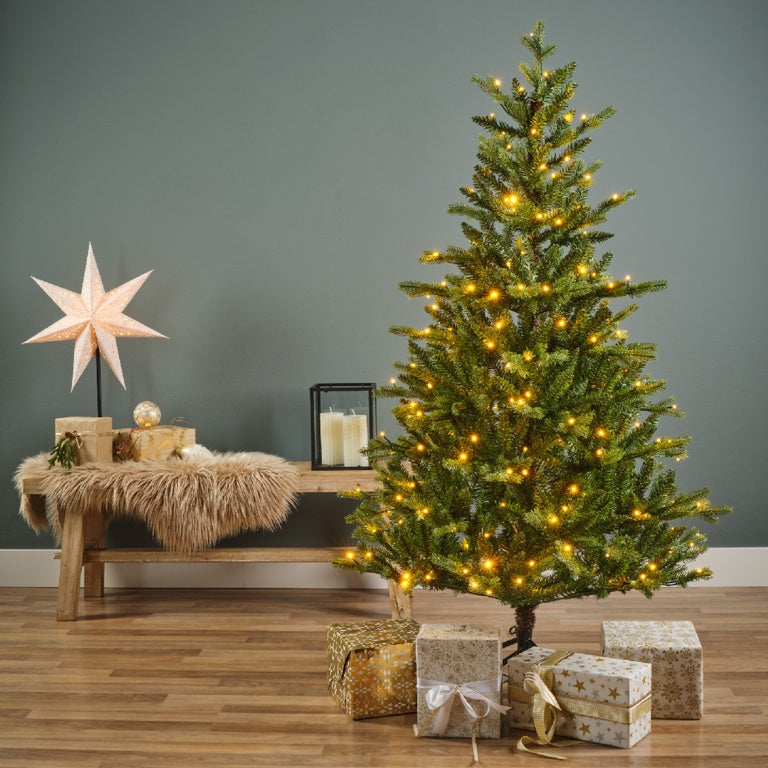 Kaemingk Allison Pine LED Green, Warm White & Warm 180cm