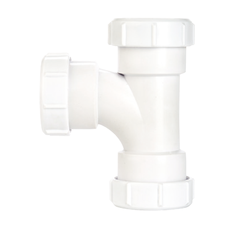 Securplumb Compression Swept Tee 40mm