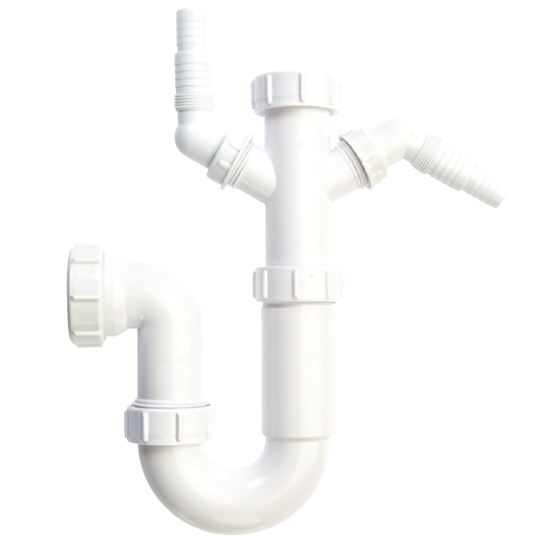 Securplumb Washing Machine Waste Trap 2 Spigot
