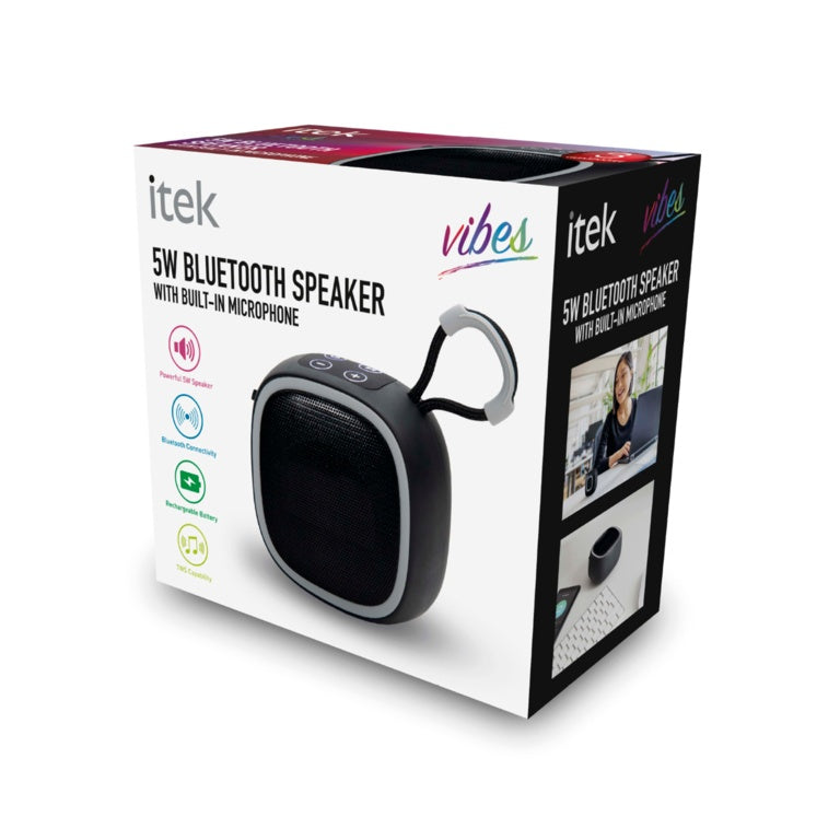 Itek Bluetooth Black Speaker & Mic