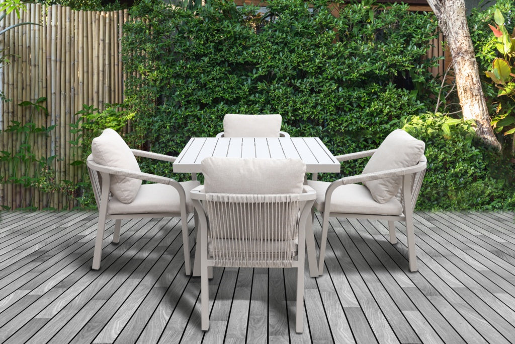 Pagoda Bordeaux Dining Set 4 Seat