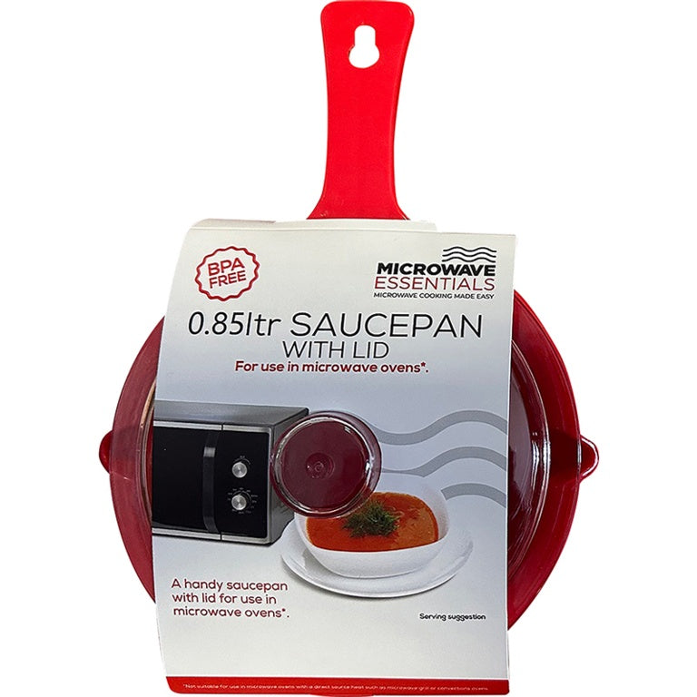 Large Red Saucepan & Lid