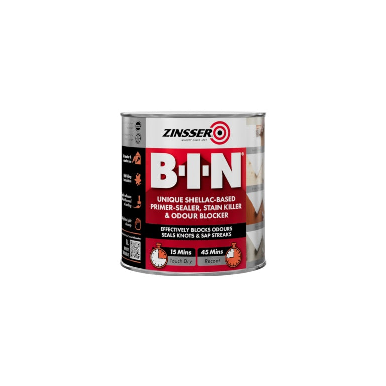 Zinsser B-I-N Primer Sealer Stain Killer 1L