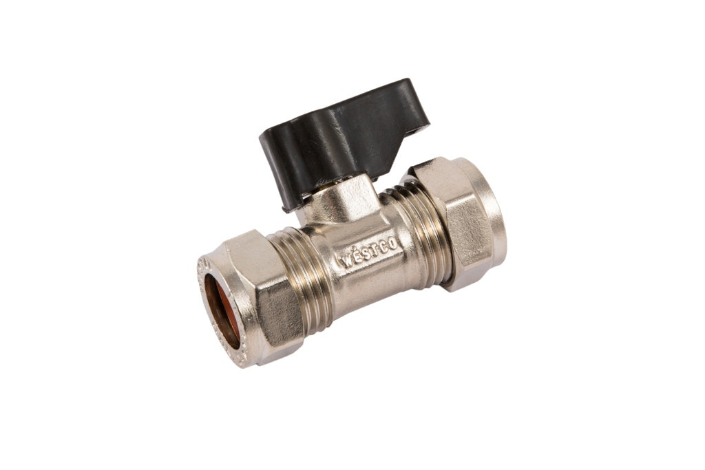 Securplumb Handled Chrome Iso Valve
