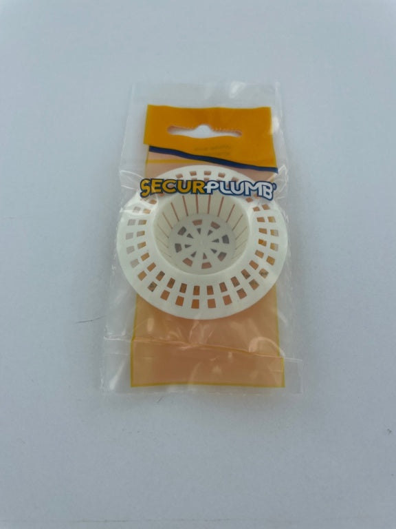 Securplumb White Sink Strainer 38mm
