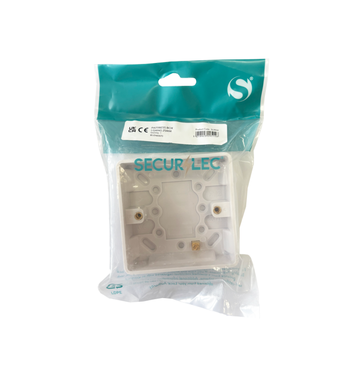 Surface Pattress Box 1g Bagged